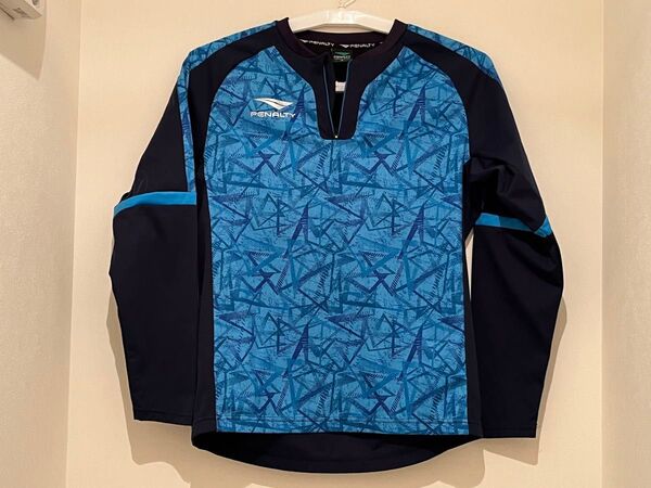 ペナルティ 長袖 ハーフジップ ジャケット(Mサイズ) サッカー プルオーバー トレーニングウェア