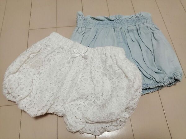ベビー ショートパンツ 女の子 80
