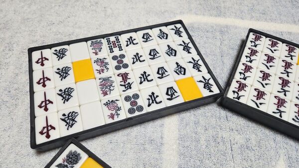特大 Lサイズ 麻雀牌セット 点棒 マージャンパイ 起家マーク サイコロ 点数棒 まーじゃんぱい 特大 Lサイズ 麻雀セット