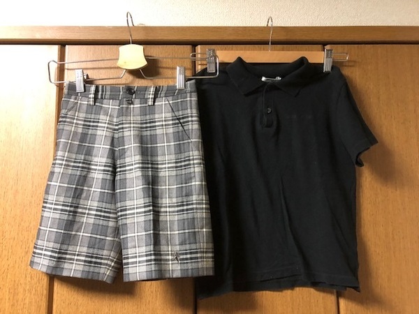 【 COMME CA DU MODE MEN 】 コムサデモード ポロシャツ コムサエンジェル チェックパンツ セット