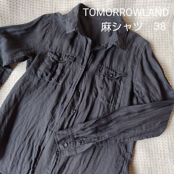 TOMORROWLAND 麻シャツ 38