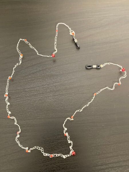 手作りメガネチェーン 超軽量 ストレスフリー