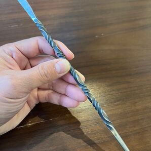 アガベチタノタ用 ステンレス製捻り植え替え棒 ソイルスティック 根かき棒 25cm #Y-73