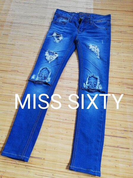 ☆処分価格☆MISS SIXTY キッズデニムパンツ ジーンズ ストレッチジーパンスリムMISS SAXTY 女の子サイズ26