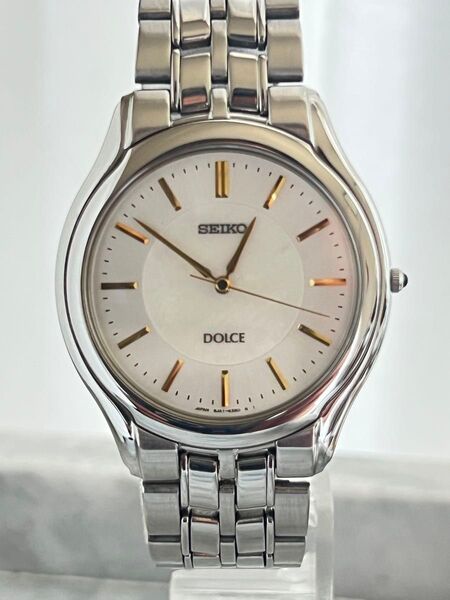 【電池交換済み】 極美品 SEIKO DOLCE シェル文字盤 価格高騰中 セイコー ドルチェ 腕時計 人気モデル
