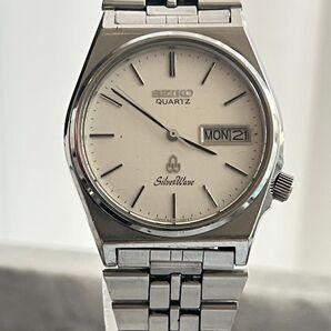 【電池交換済み】SEIKO Silver Wave セイコー シルバーウェーブ QZ デイデイト