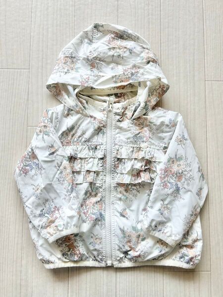 petitmain プティマイン ジャンバー ウィンドブレーカー アウター 花柄