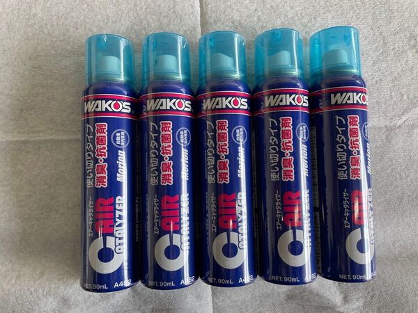 WAKO'S エアキャタライザー モリオン 消臭 抗菌剤 90ml 5本セット トヨタ ニッサン ホンダ ダイハツ スズキ