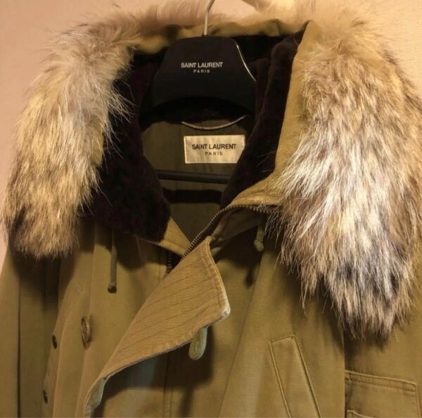 サンローランパリ SAINTLAURENT PARIS モッズコート 362052Y503F 定価税込¥690000超え