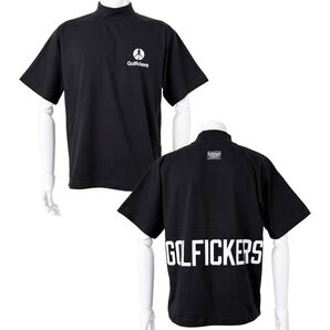 【新品未使用】Golfickers 半袖モックネック ブラック XLサイズ