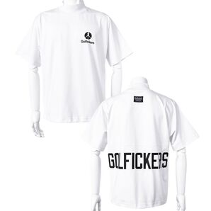 【新品未使用】Golfickers 半袖モックネック ホワイト XLサイズ
