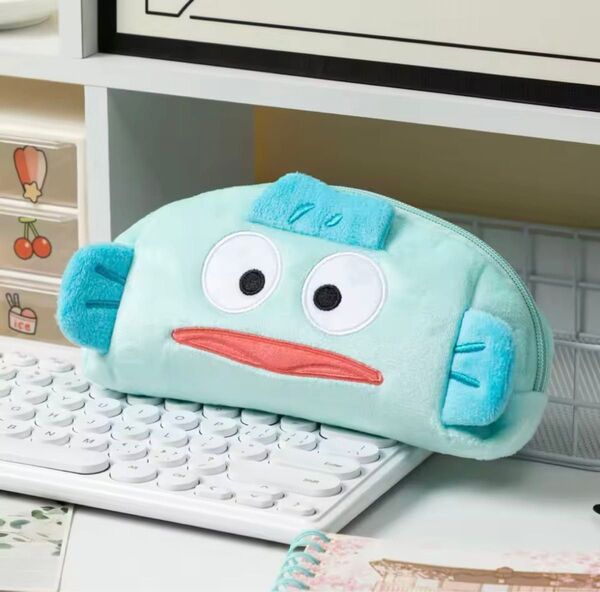 ハンギョドン 筆箱 ポーチ ふでばこ メイクポーチ 化粧ポーチ 大容量 小物入れ プレゼントサンリオキャラクター グッズ サンリオ