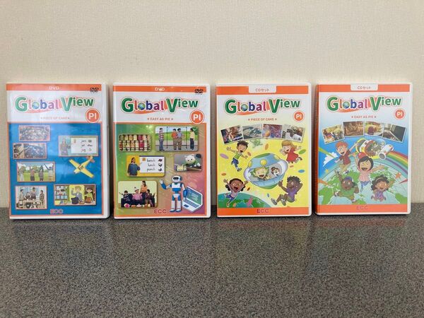 ECCジュニア Global View PI DVD&CD 4セット