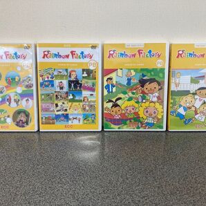ECCジュニア Rainbow Factory CD&DVD 4巻セット