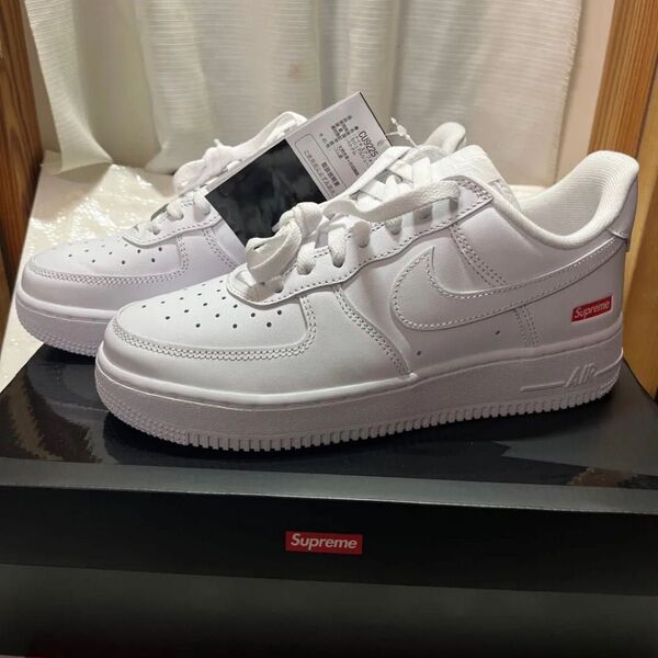 Supreme × Nike Air Force 1 Low "White"(24cm)