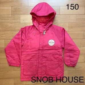 SNOB HOUSE フード付きコート 150cm ピンク