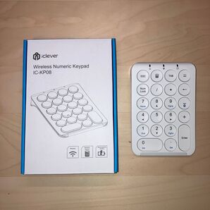 iclever Wireless Numeric Keypad IC-KP08 ホワイト