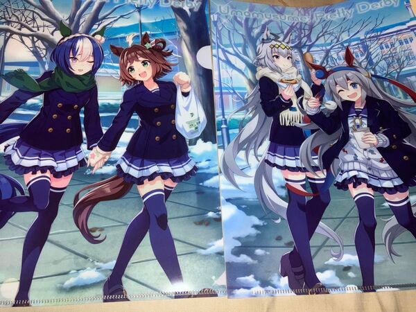 セブンイレブン「ウマ娘 プリティーダービー」フォンタブ(全4種)クリアーファイル2枚