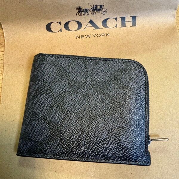 coach Lジップウォレット ミニ財布 コインケース 小銭入れ カードケース