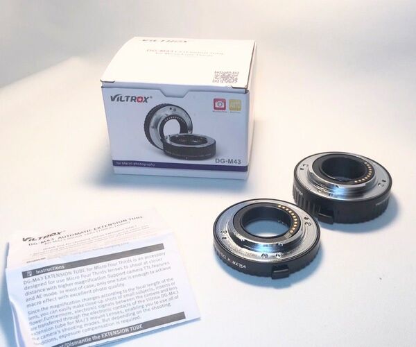 VILTROX DG-M43 エクステンションチューブ 10mm + 16mm