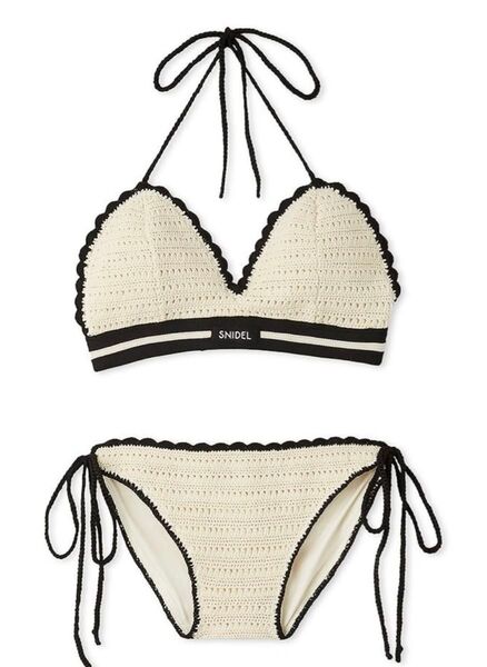 SNIDEL リュックセットクロシェビキニ② WHT 白 水着 スナイデル 新品未開封