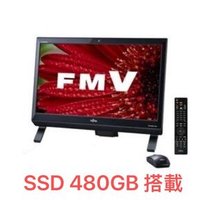 高性能/富士通 FH56/RD 一体型PC Core i7 - 3632QM /16GB /SSD:480GB ブルーレイ/カメラ