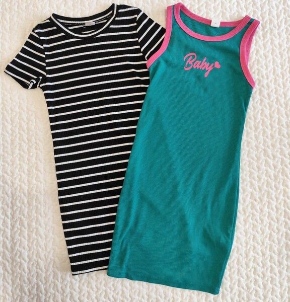 SHEIN ワンピース 半袖 ノースリーブ 110cm まとめ売り 女の子 夏
