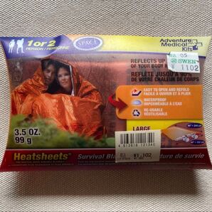 Heatsheets サバイバルブランケット オレンジ LARGE 未使用