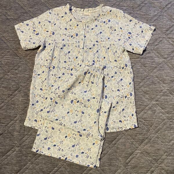 小花柄 パジャマ 上下セット ルームウェア