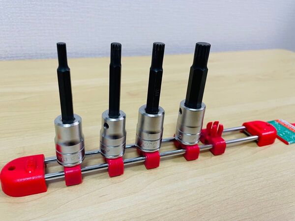 京都機械工具(KTC) 三重四角ビットソケット セットBT3 4個組