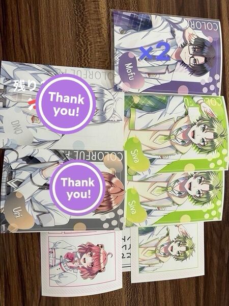 カラフルピーチブロマイド ガチャガチャ