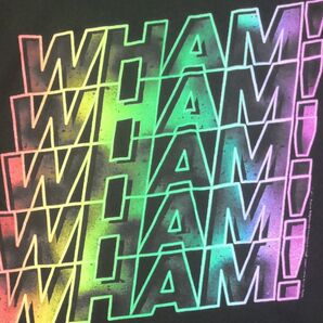WHAM! Tシャツ 黒 ブラック レインボー