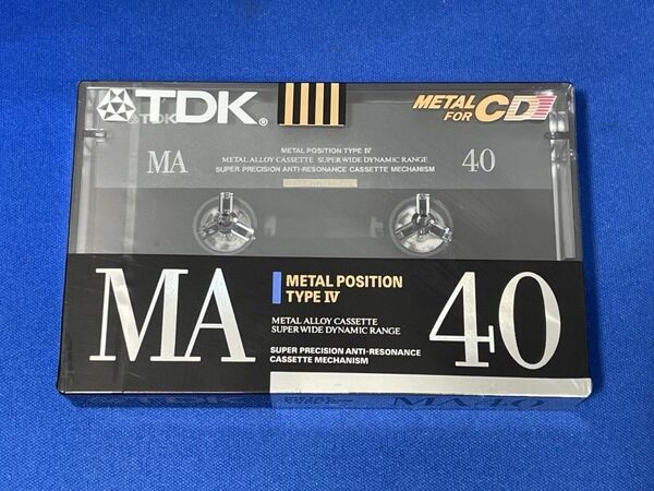 未開封品 TDK MA-40M カセットテープ 新品 メタルポジション