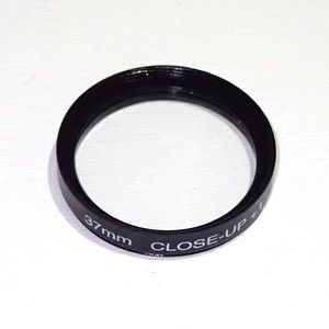 クローズアップレンズ フィルター 接写 マクロ +1 37mm