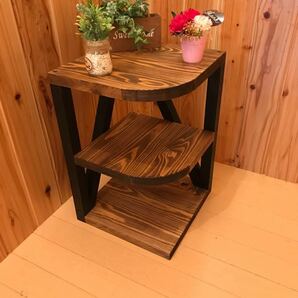 ハンドメイド　木製カフェテーブル