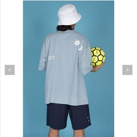 【新品未使用】ルースイソンブラ 別注 Tシャツ L 青 ドミンゴ 半袖 シャツ