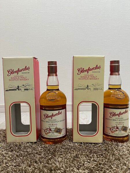 【新品未開封】グレンファークラス8年 オーケーコラボ 2本セット700ml