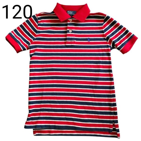 美品 ポロ ラルフローレン POLORalphLauren 半袖 ポロシャツ 120 キッズ