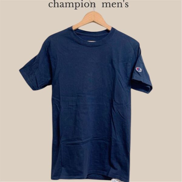 champion メンズ Tシャツ S ネイビー