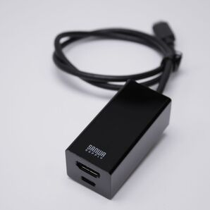 【SANWA SUPPLY】USB Type-C HDMI変換アダプタ(USBハブ付) USB-3TCH34BK