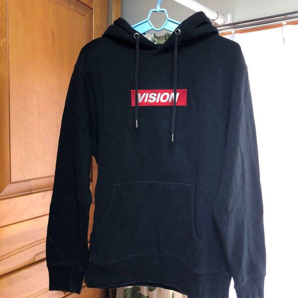 VISION STREET WEAR パーカー 黒 M メンズ