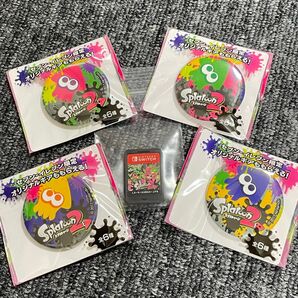 スプラトゥーン2 Switchソフト Splatoon2 スイッチ ゲームソフト 非売品缶バッジおまけ付き Nintendo