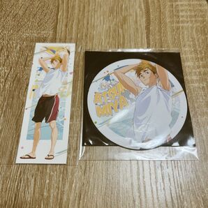 ハイキュー 文房具カフェ 宮侑 コースター 紙しおり セット グッズ