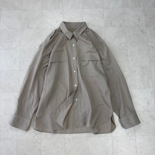 Plage ★Sheer Military Shirt シアーミリタリーシャツ
