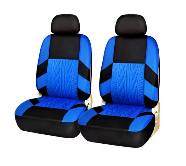 車用シートカバー 汎用 シートカバー フロント1枚 ブルー