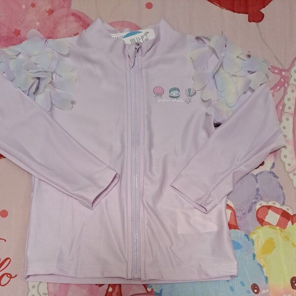 新品 女の子 ラッシュガード 100