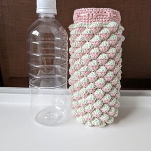 イチゴちゃんペットボトルカバー ハンドメイド