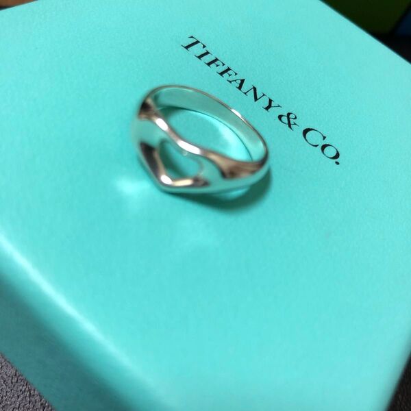 TIFFANY&Co ティファニー オープンハート シルバー リング