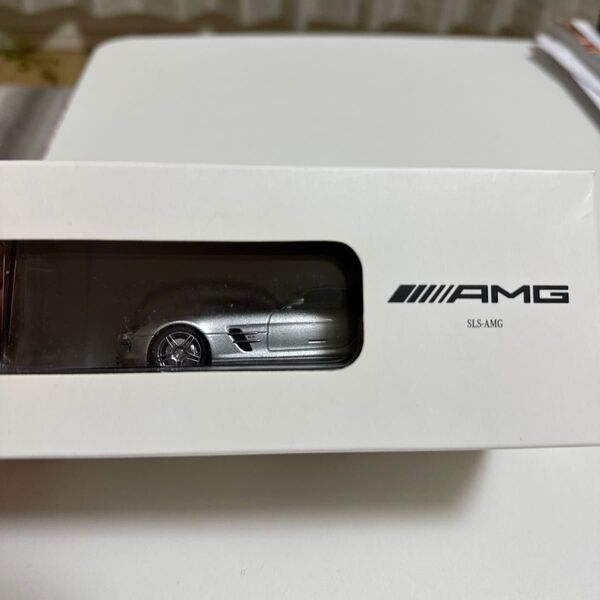 Mercedes-Benz SLS AMG ミニカー シルバー 未使用