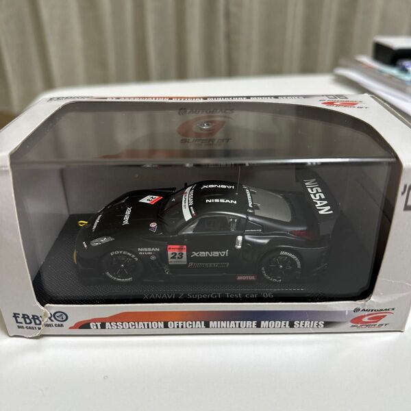 EBBRO 1/43 XANAVI Z SuperGT Test car '06